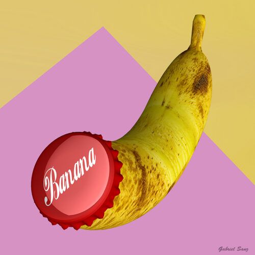 Banana - Bodegon 3D
